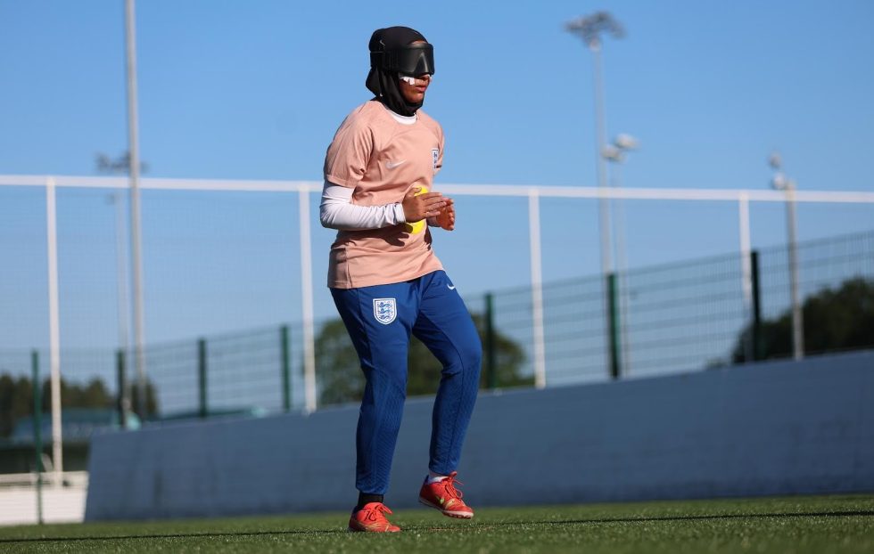 RNC student part of England women's blind football team playing in their first world tournament